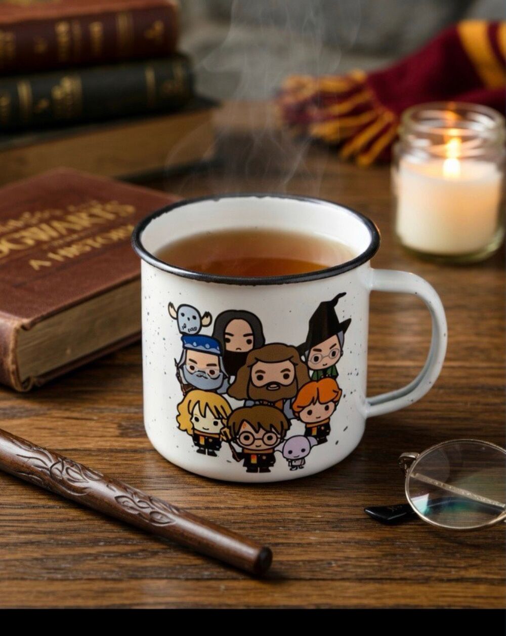 Harry Potter / Coffee/ Camper Mug Spoontiques Ceramic Black and White 14oz